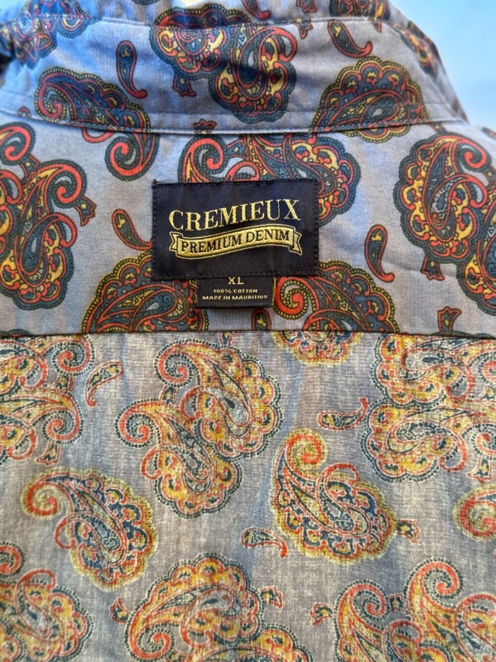 Daniel Cremieux Long Sleeve Paisley print Button down shirt Men's XL - Picture 6 of 6